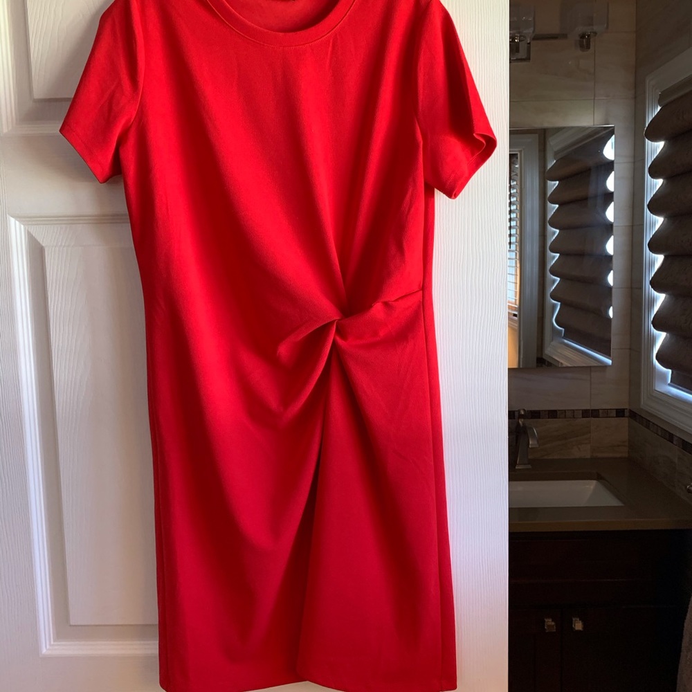 Banana Republic Red Dress size Medium wore Once!